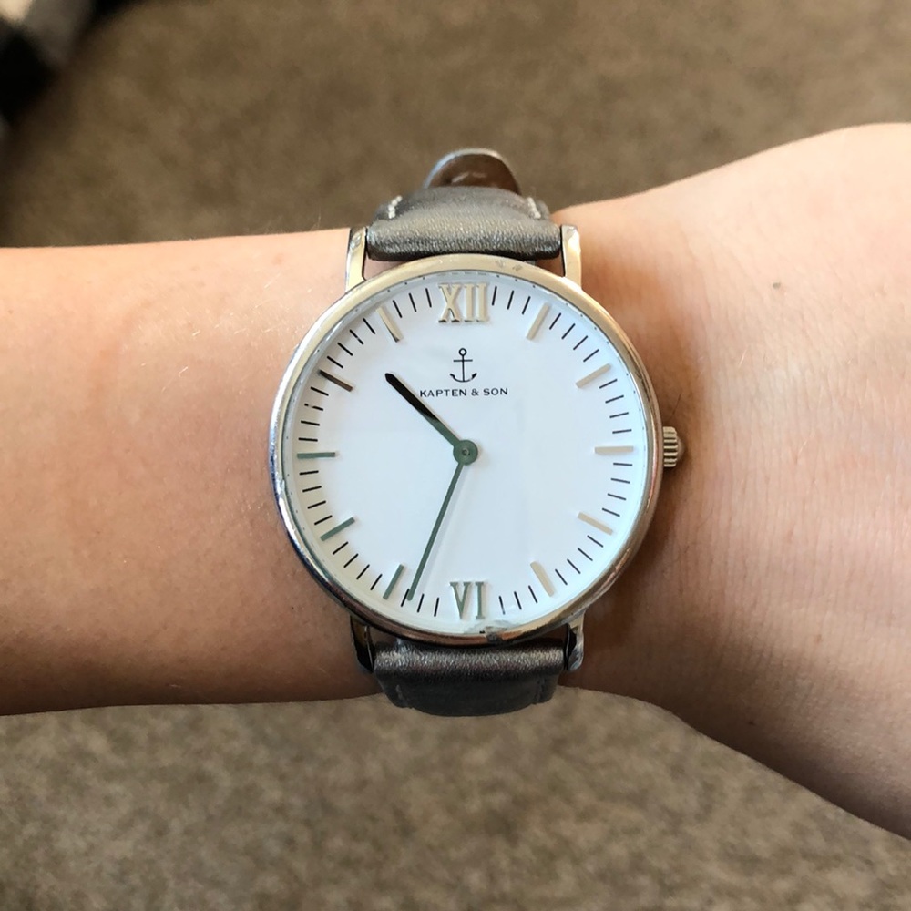 Kapten & Son Silver Watch!